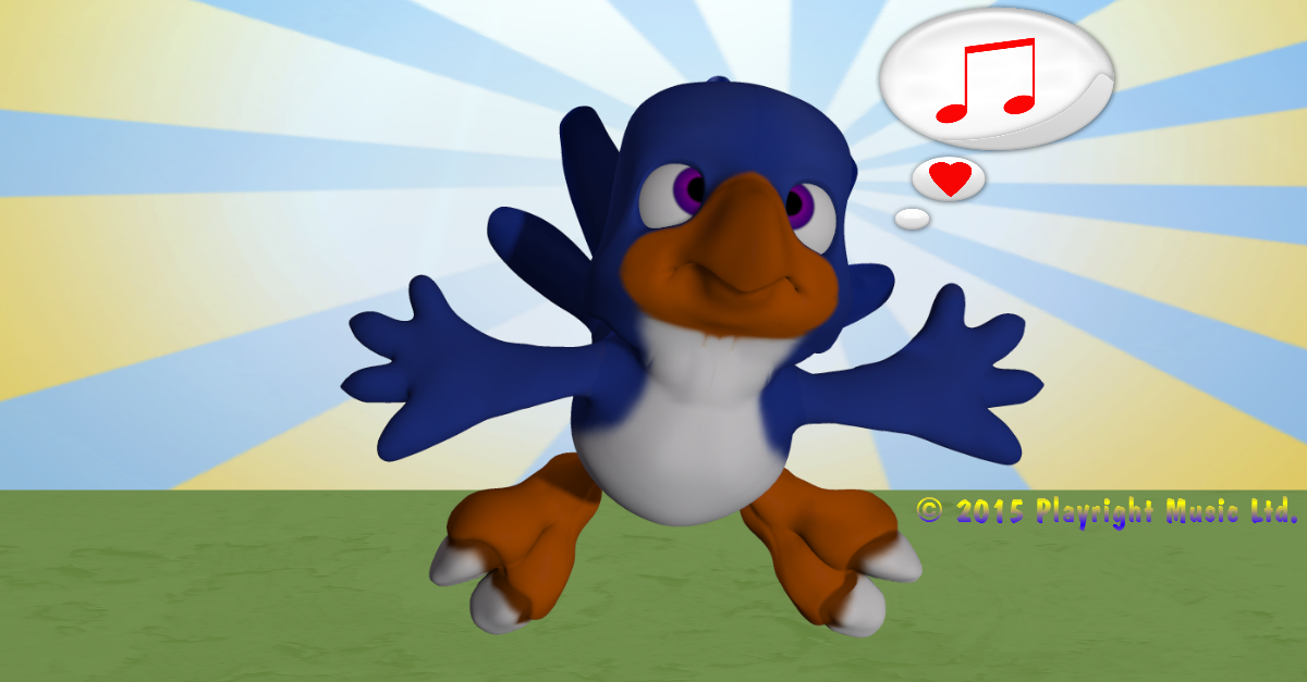 Blue-Jay says, Children are very welcome to our Introduction to Piano classes, Piano lessons that children love!
